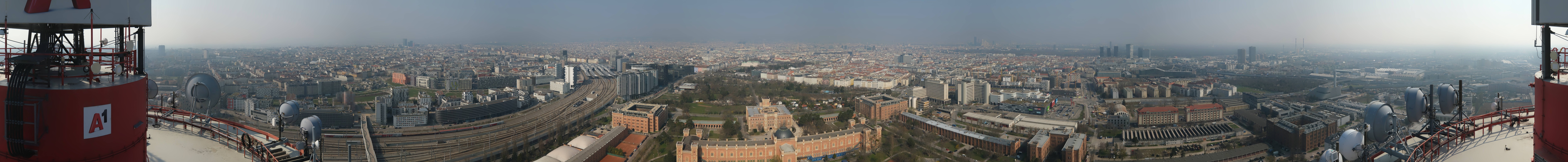 Archiv Foto Webcam Wien - Stadtpanorama