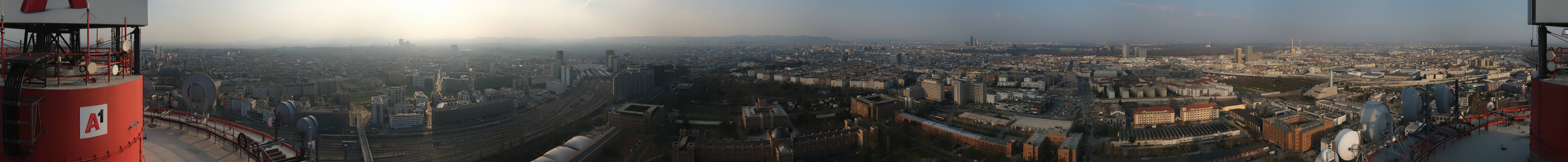 Archiv Foto Webcam Wien - Stadtpanorama