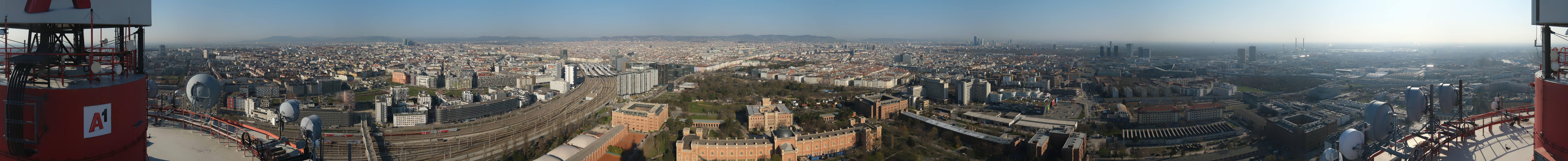 Archiv Foto Webcam Wien - Stadtpanorama