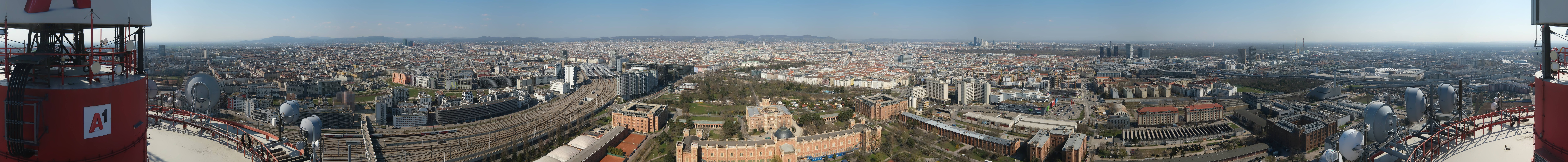 Archiv Foto Webcam Wien - Stadtpanorama