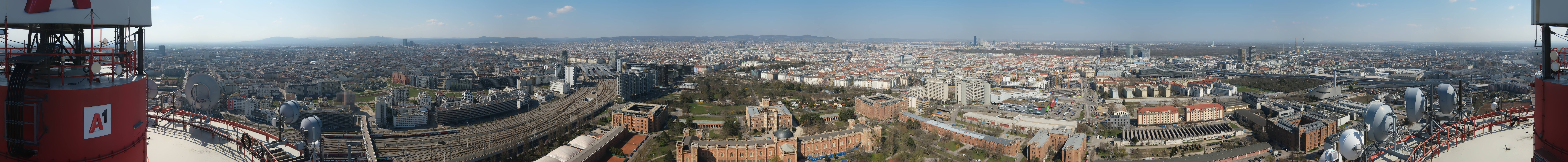 Archiv Foto Webcam Wien - Stadtpanorama