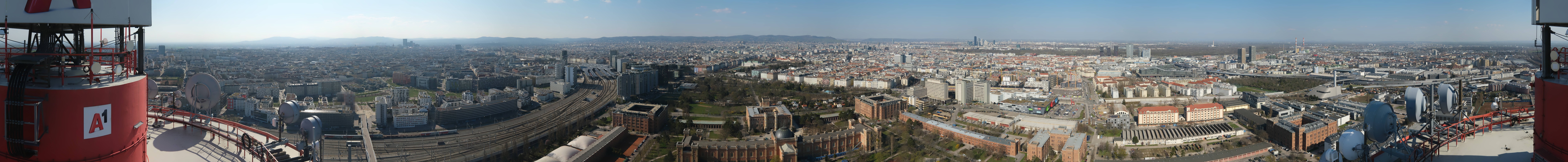 Archiv Foto Webcam Wien - Stadtpanorama