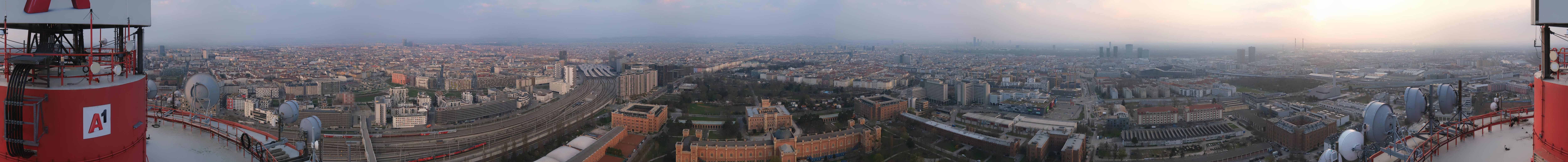 Archiv Foto Webcam Wien - Stadtpanorama