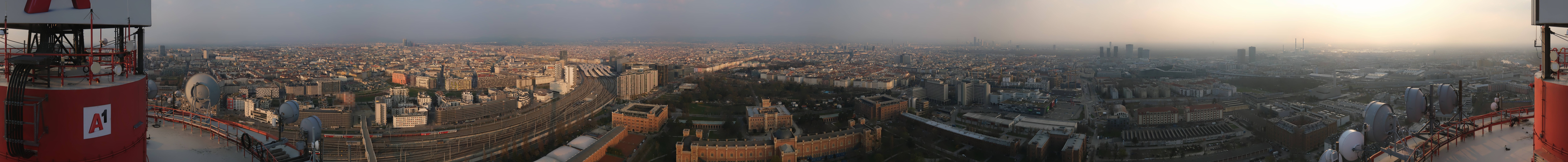 Archiv Foto Webcam Wien - Stadtpanorama