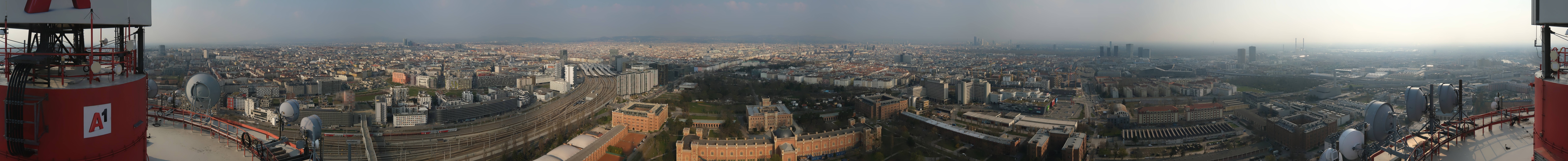 Archiv Foto Webcam Wien - Stadtpanorama