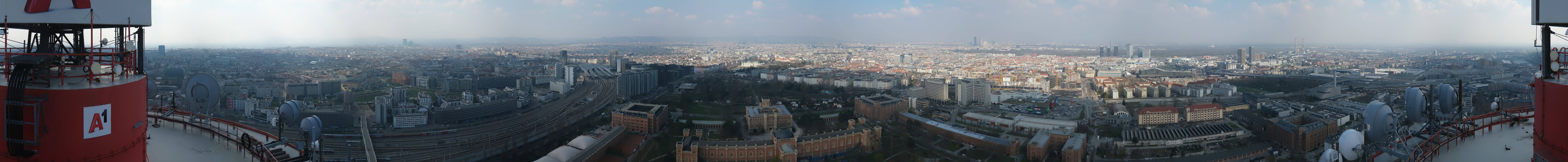 Archiv Foto Webcam Wien - Stadtpanorama