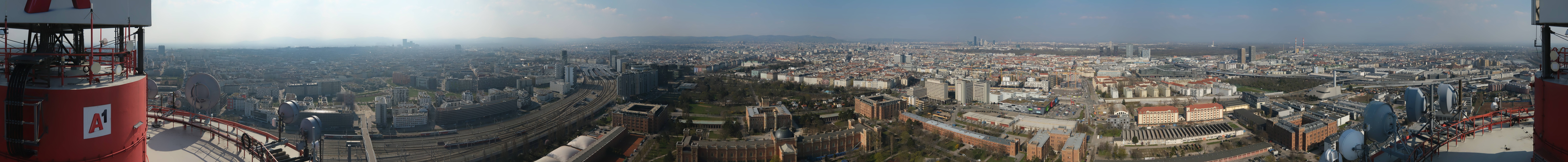 Archiv Foto Webcam Wien - Stadtpanorama