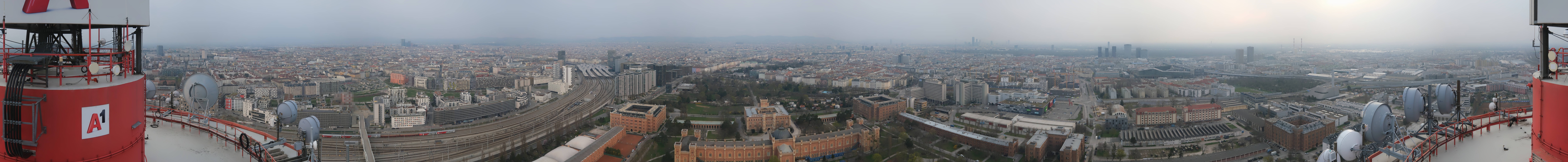 Archiv Foto Webcam Wien - Stadtpanorama