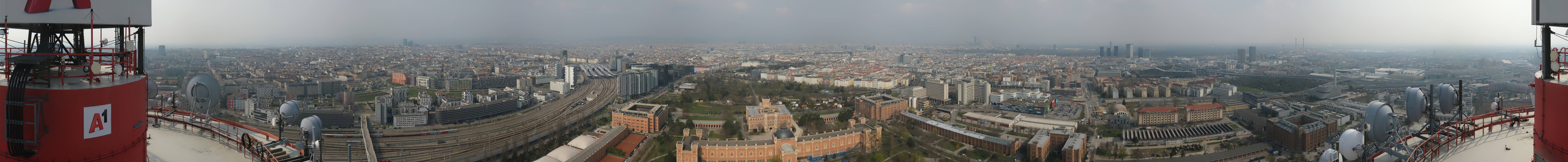 Archiv Foto Webcam Wien - Stadtpanorama