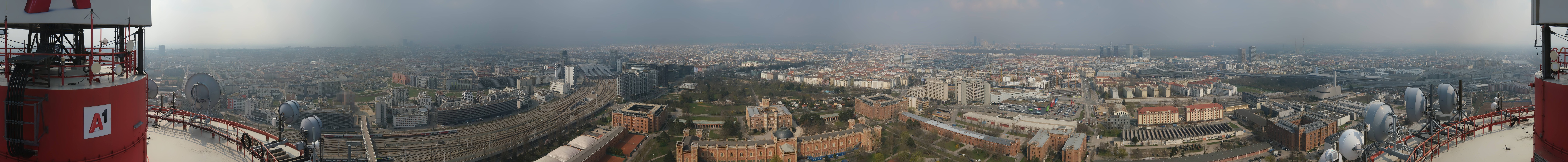 Archiv Foto Webcam Wien - Stadtpanorama