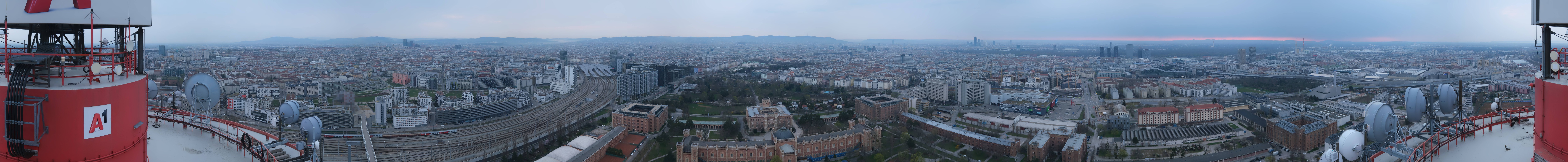 Archived image Webcam Vienna - View of the city