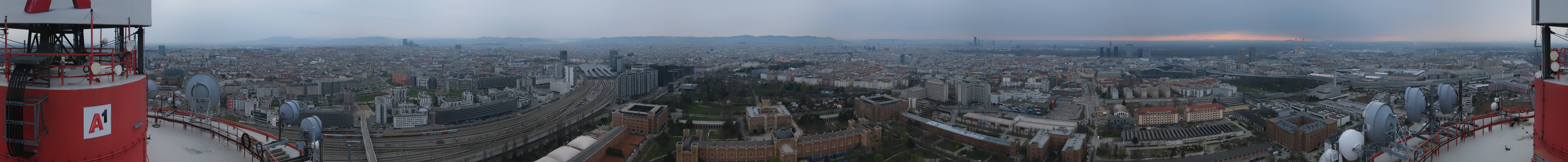 Archived image Webcam Vienna - View of the city