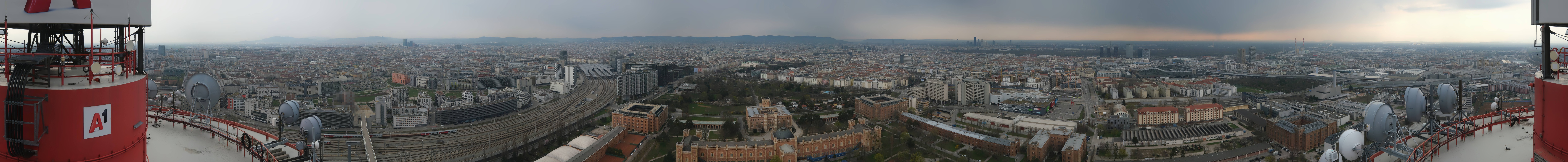 Archiv Foto Webcam Wien - Stadtpanorama