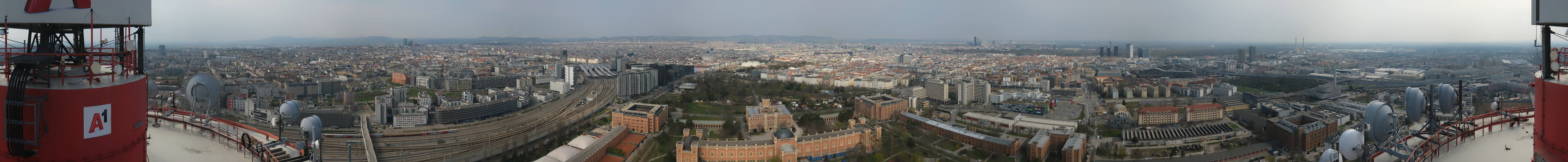 Archiv Foto Webcam Wien - Stadtpanorama