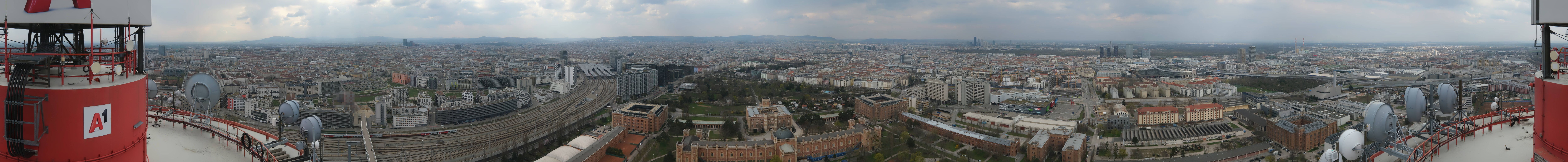 Archiv Foto Webcam Wien - Stadtpanorama
