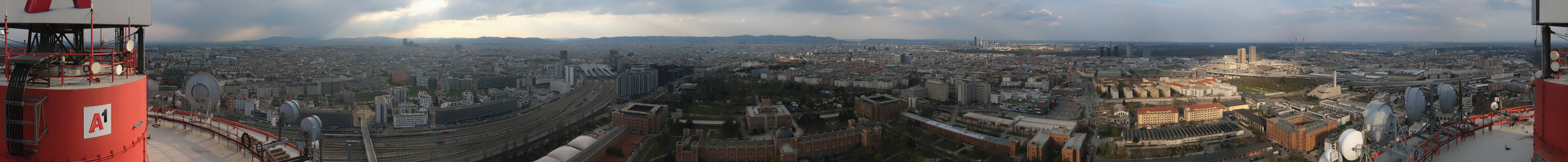 Archiv Foto Webcam Wien - Stadtpanorama