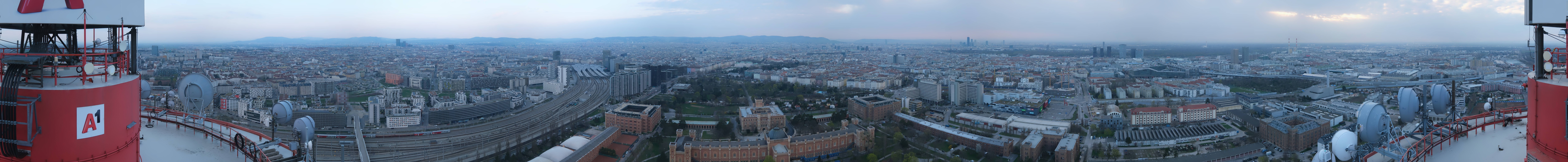 Archiv Foto Webcam Wien - Stadtpanorama