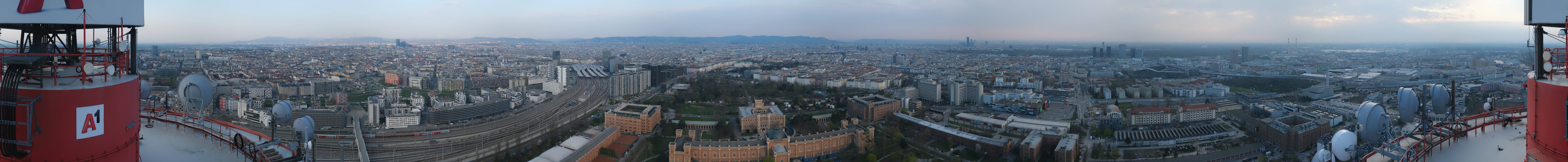 Archiv Foto Webcam Wien - Stadtpanorama