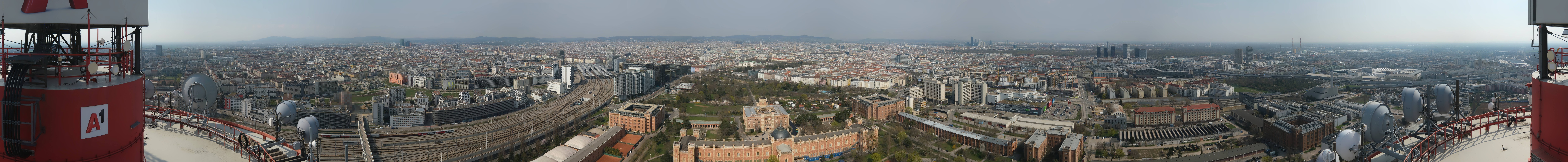 Archiv Foto Webcam Wien - Stadtpanorama