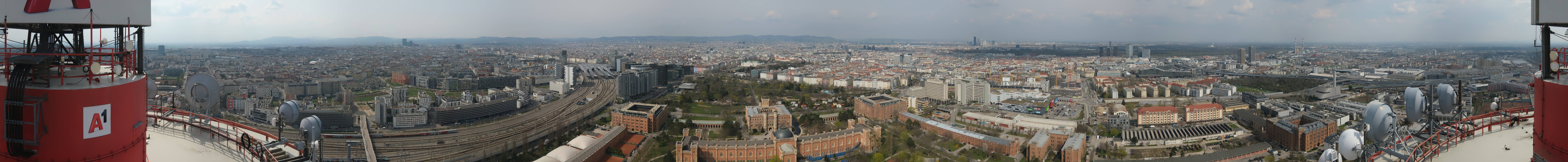 Archiv Foto Webcam Wien - Stadtpanorama