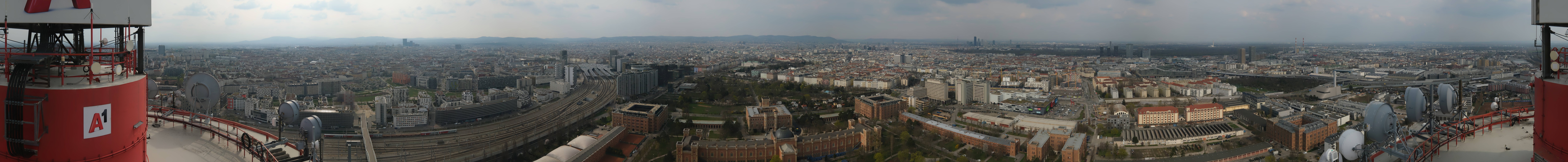 Archiv Foto Webcam Wien - Stadtpanorama