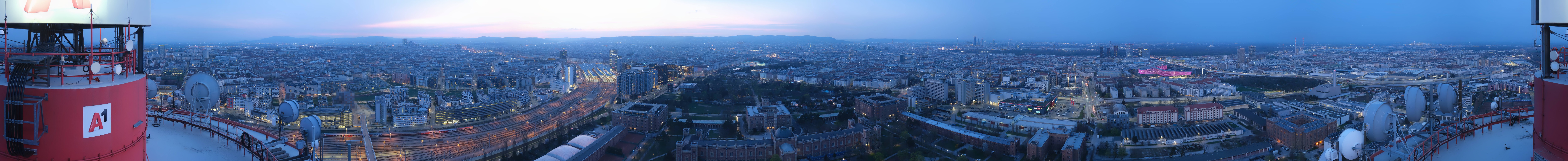 Archived image Webcam Vienna - View of the city