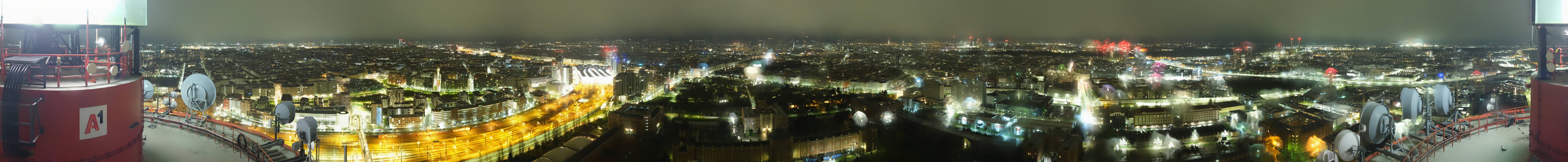 Archiv Foto Webcam Wien - Stadtpanorama