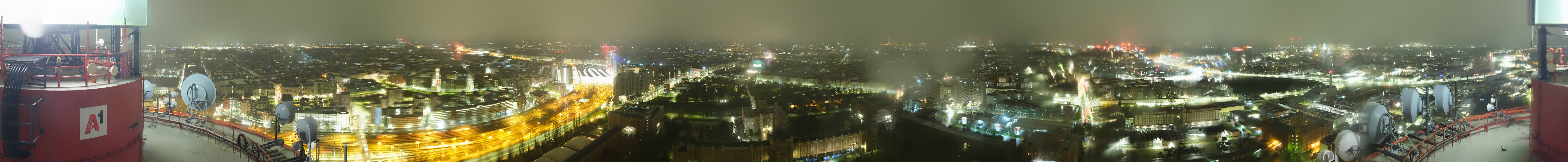 Archiv Foto Webcam Wien - Stadtpanorama
