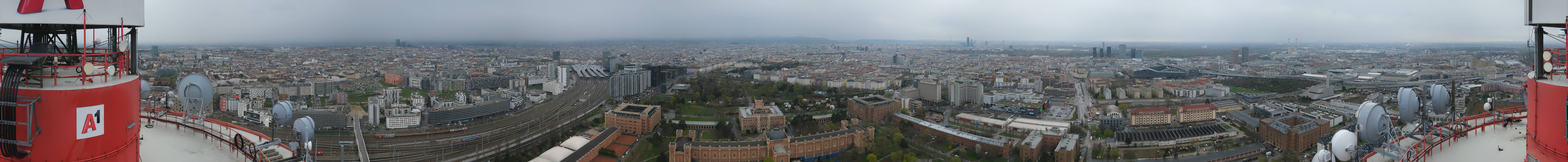 Archiv Foto Webcam Wien - Stadtpanorama