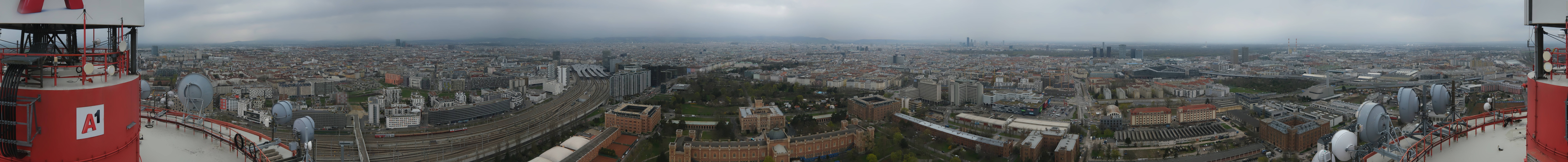 Archiv Foto Webcam Wien - Stadtpanorama