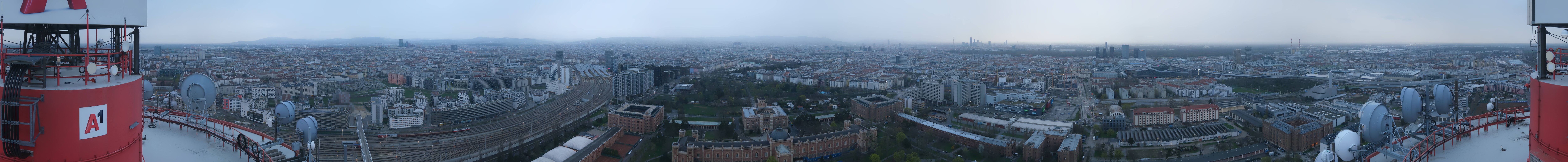 Archived image Webcam Vienna - View of the city