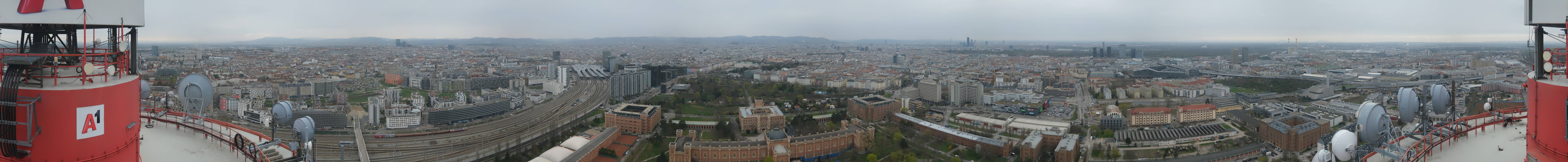 Archiv Foto Webcam Wien - Stadtpanorama