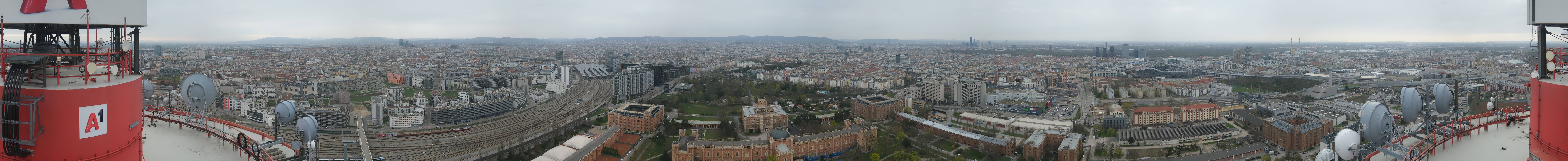 Archiv Foto Webcam Wien - Stadtpanorama