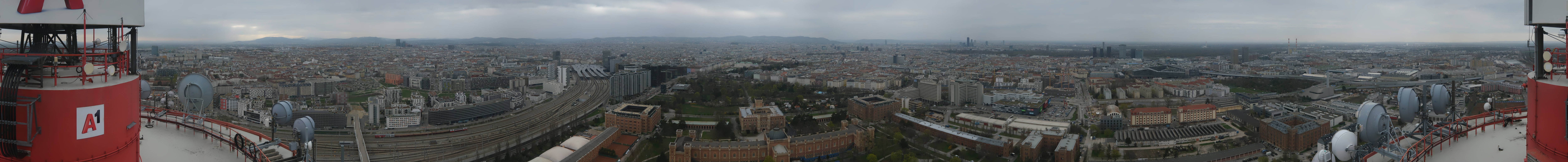 Archiv Foto Webcam Wien - Stadtpanorama