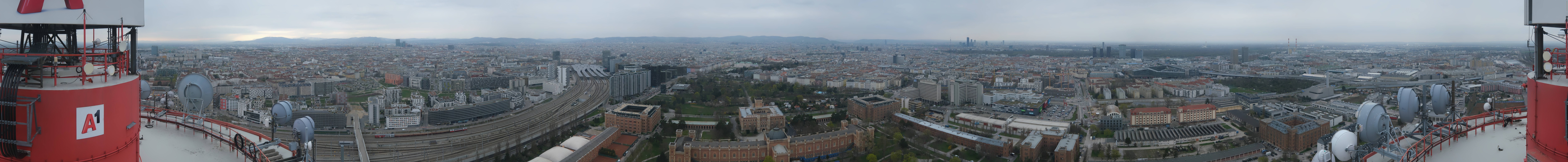 Archived image Webcam Vienna - View of the city