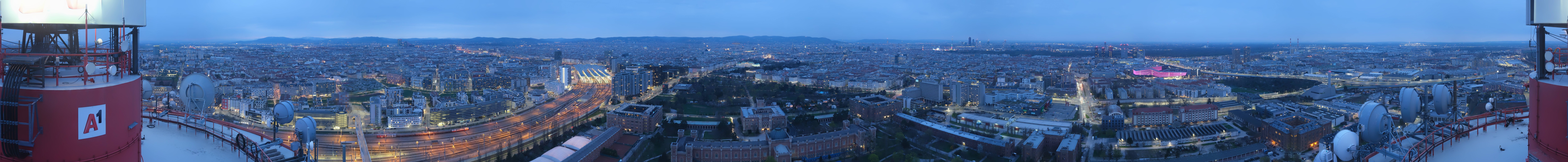 Archived image Webcam Vienna - View of the city