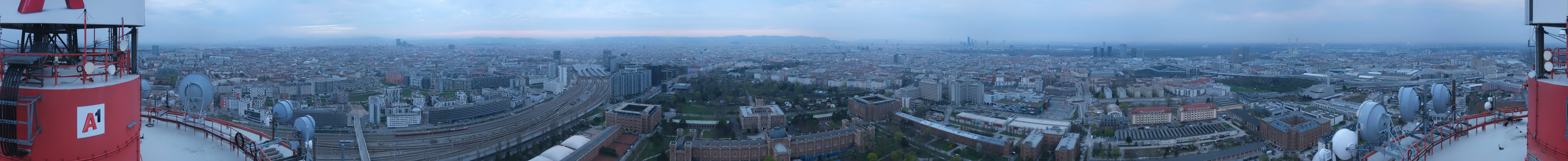 Archived image Webcam Vienna - View of the city