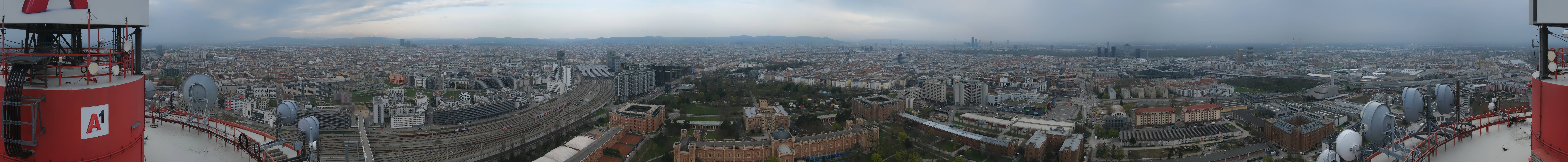 Archived image Webcam Vienna - View of the city