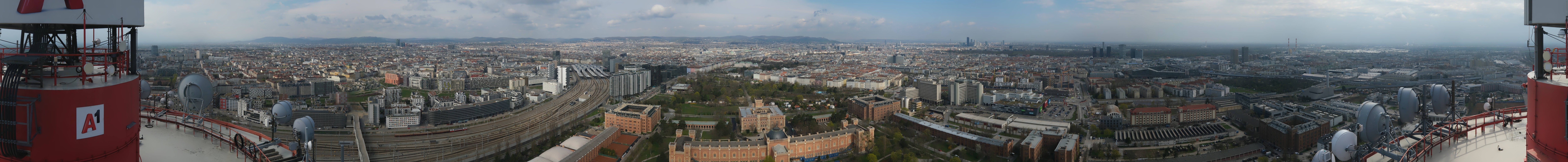 Archived image Webcam Vienna - View of the city