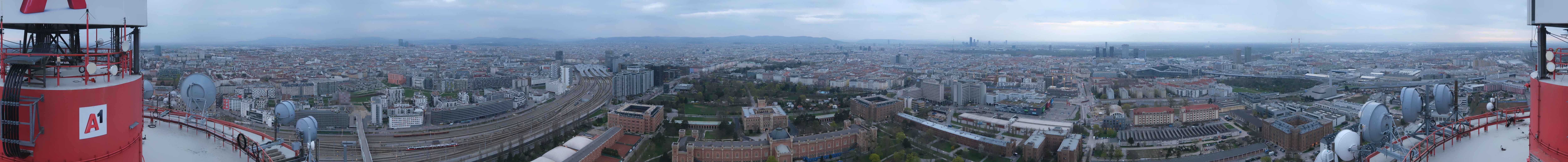 Archiv Foto Webcam Wien - Stadtpanorama