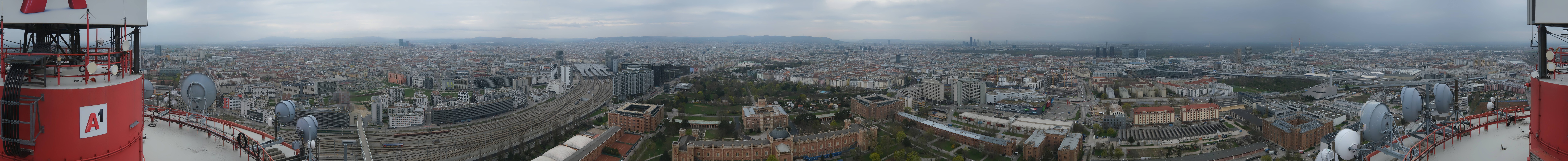 Archiv Foto Webcam Wien - Stadtpanorama