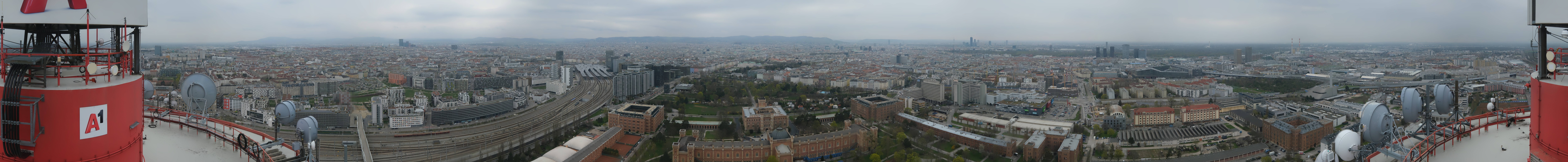 Archiv Foto Webcam Wien - Stadtpanorama