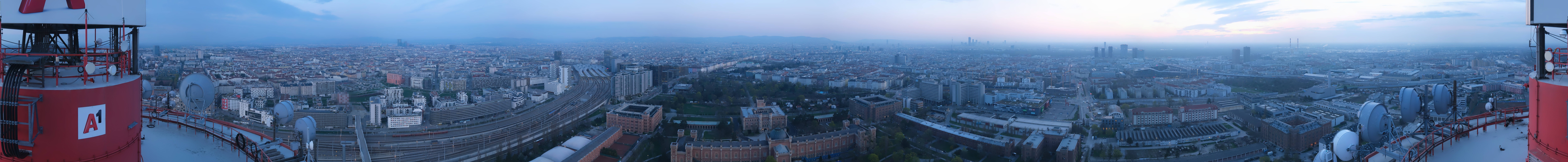 Archiv Foto Webcam Wien - Stadtpanorama