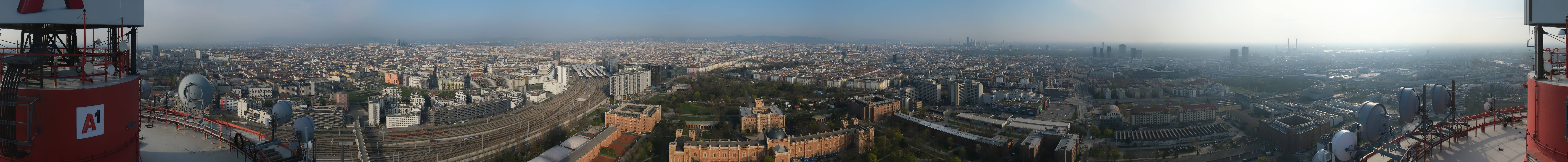 Archiv Foto Webcam Wien - Stadtpanorama