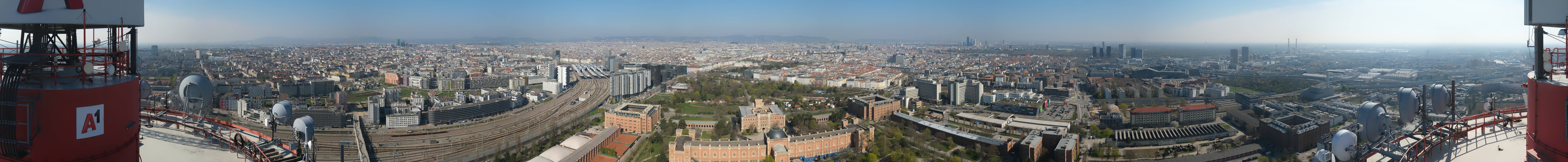 Archiv Foto Webcam Wien - Stadtpanorama