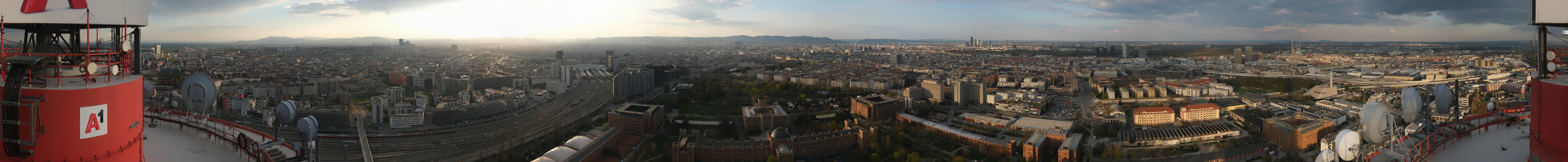 Archiv Foto Webcam Wien - Stadtpanorama