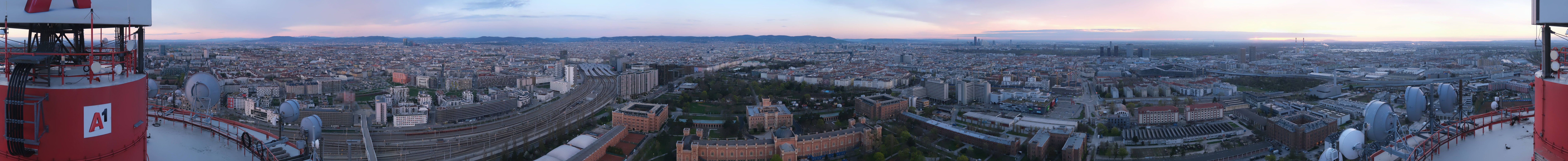 Archived image Webcam Vienna - View of the city