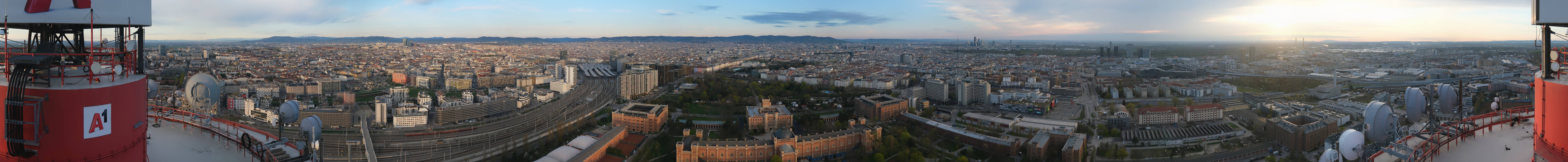 Archived image Webcam Vienna - View of the city