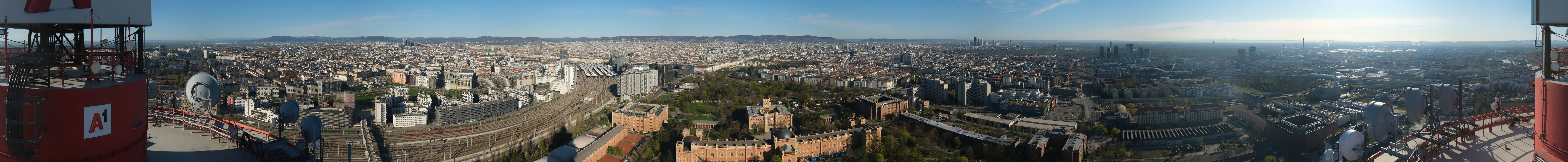 Archived image Webcam Vienna - View of the city