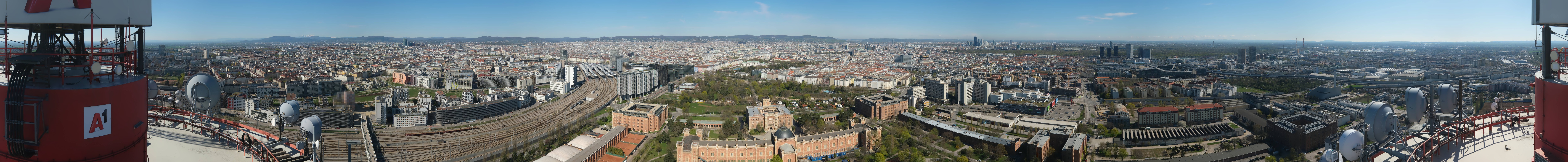 Archived image Webcam Vienna - View of the city